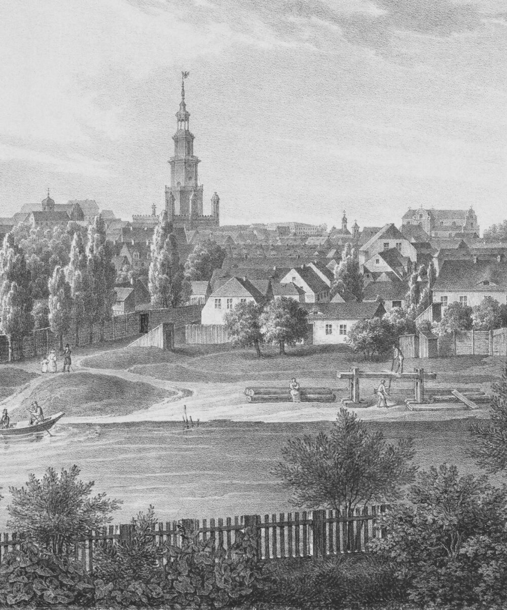 panorama XIX wiecznego Poznania