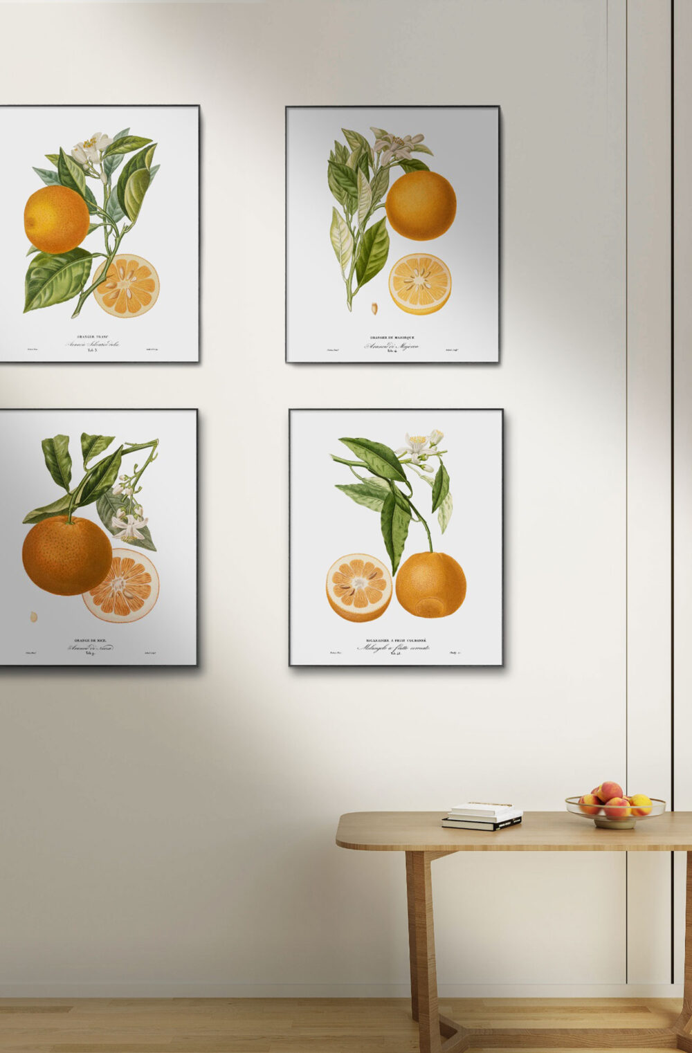 obrazy z pomarańczą