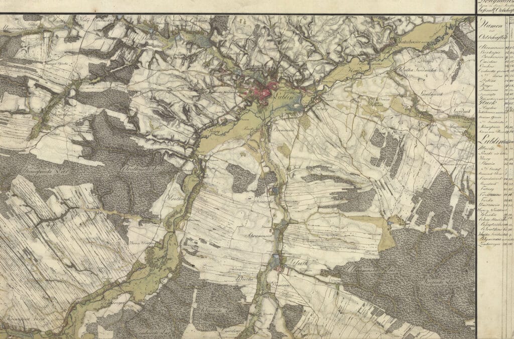 austriacka mapa Lublin