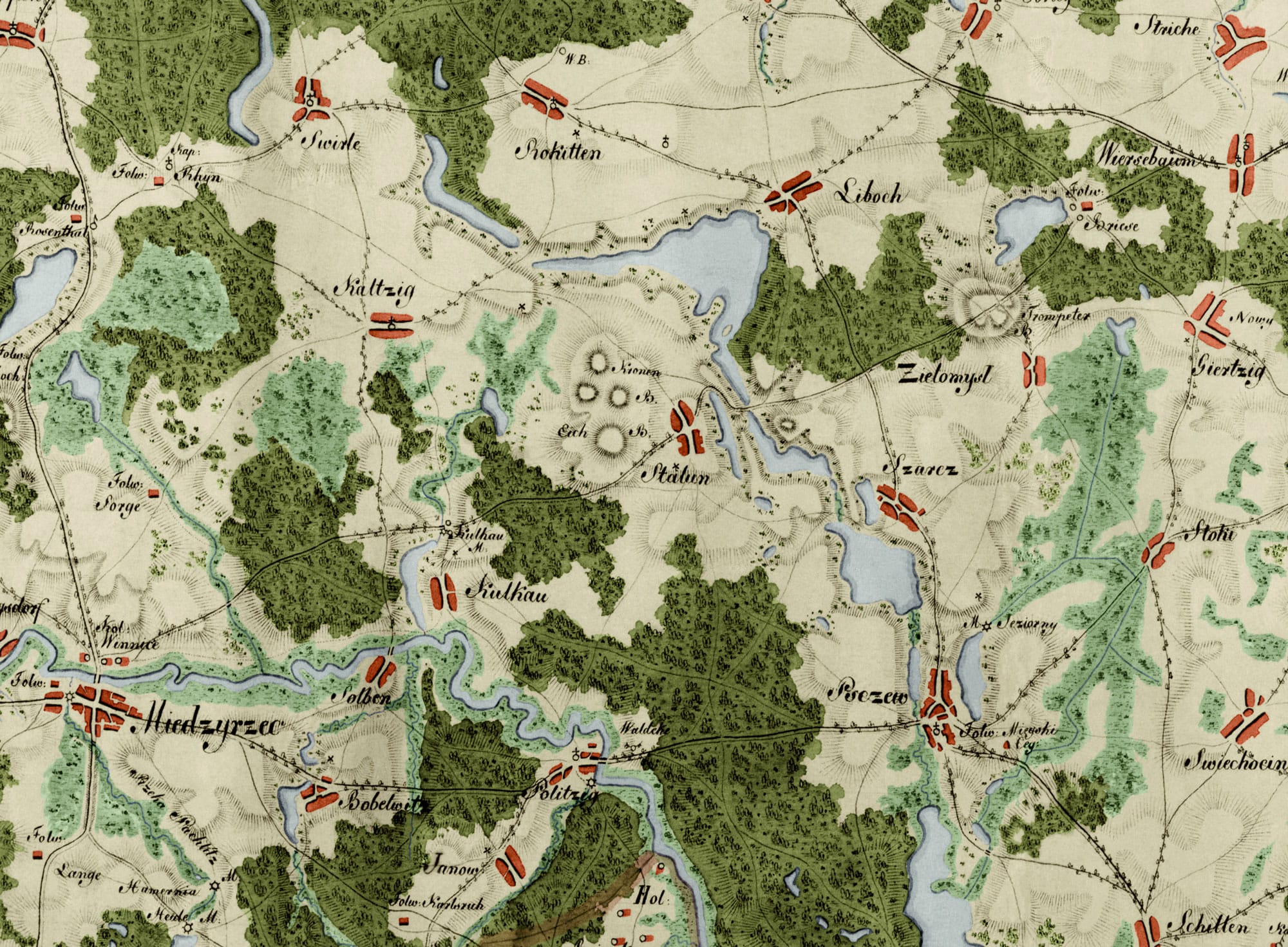 Mapa Gaul Raczyński